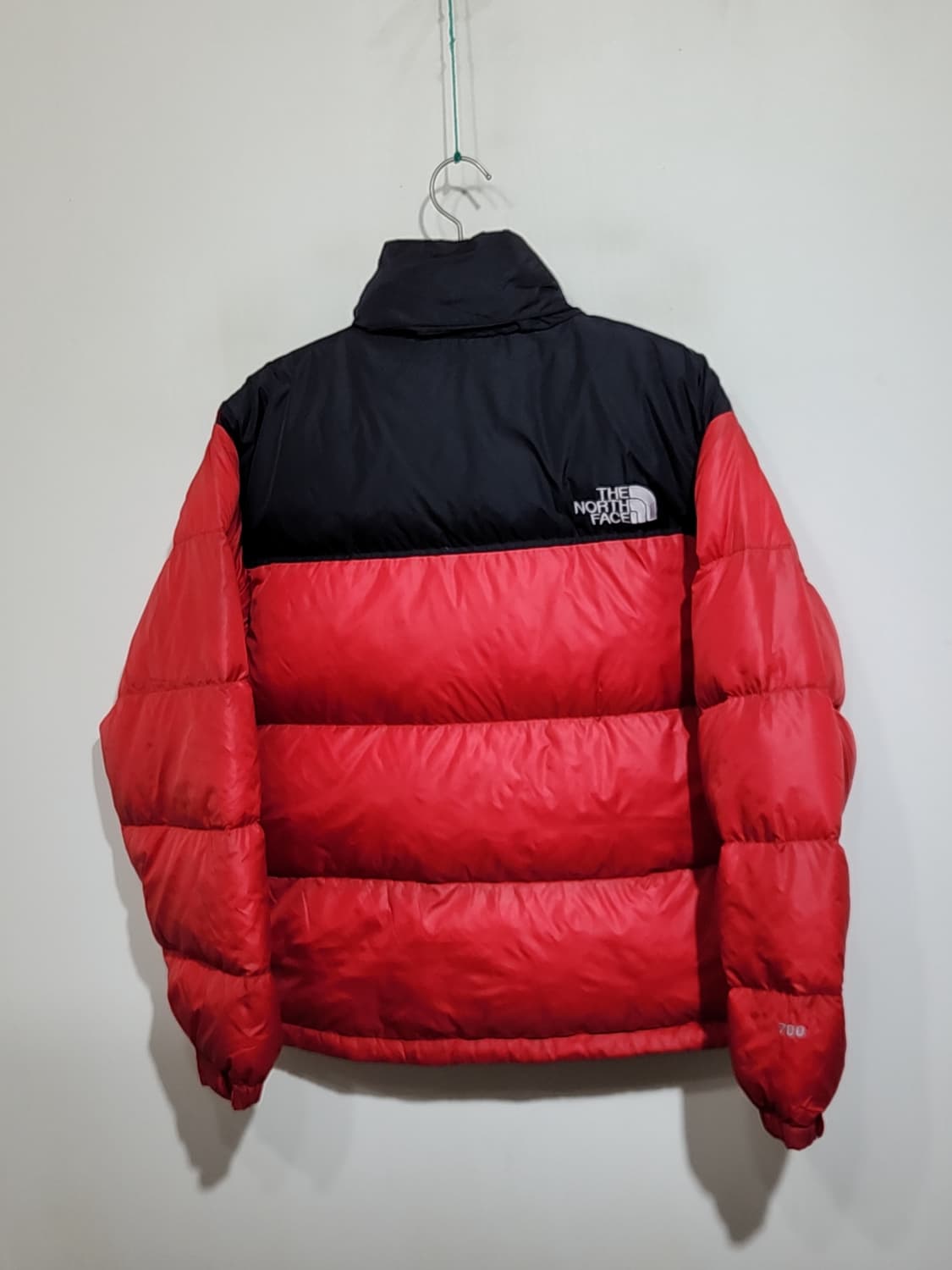 (100) 노스페이스 눕시패딩 점퍼 검빨 거위털 700 구스다운 자켓  상품이미지7