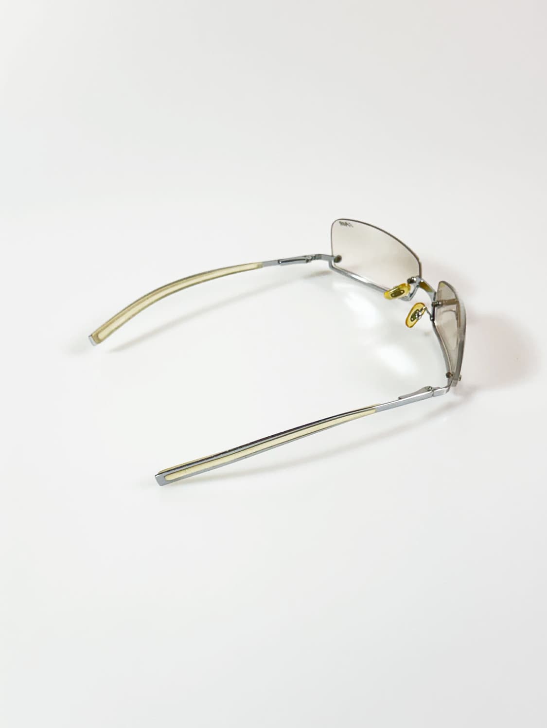 90s AIR 무테 스퀘어 언더림 빈티지 틴트 선글라스 상품이미지4