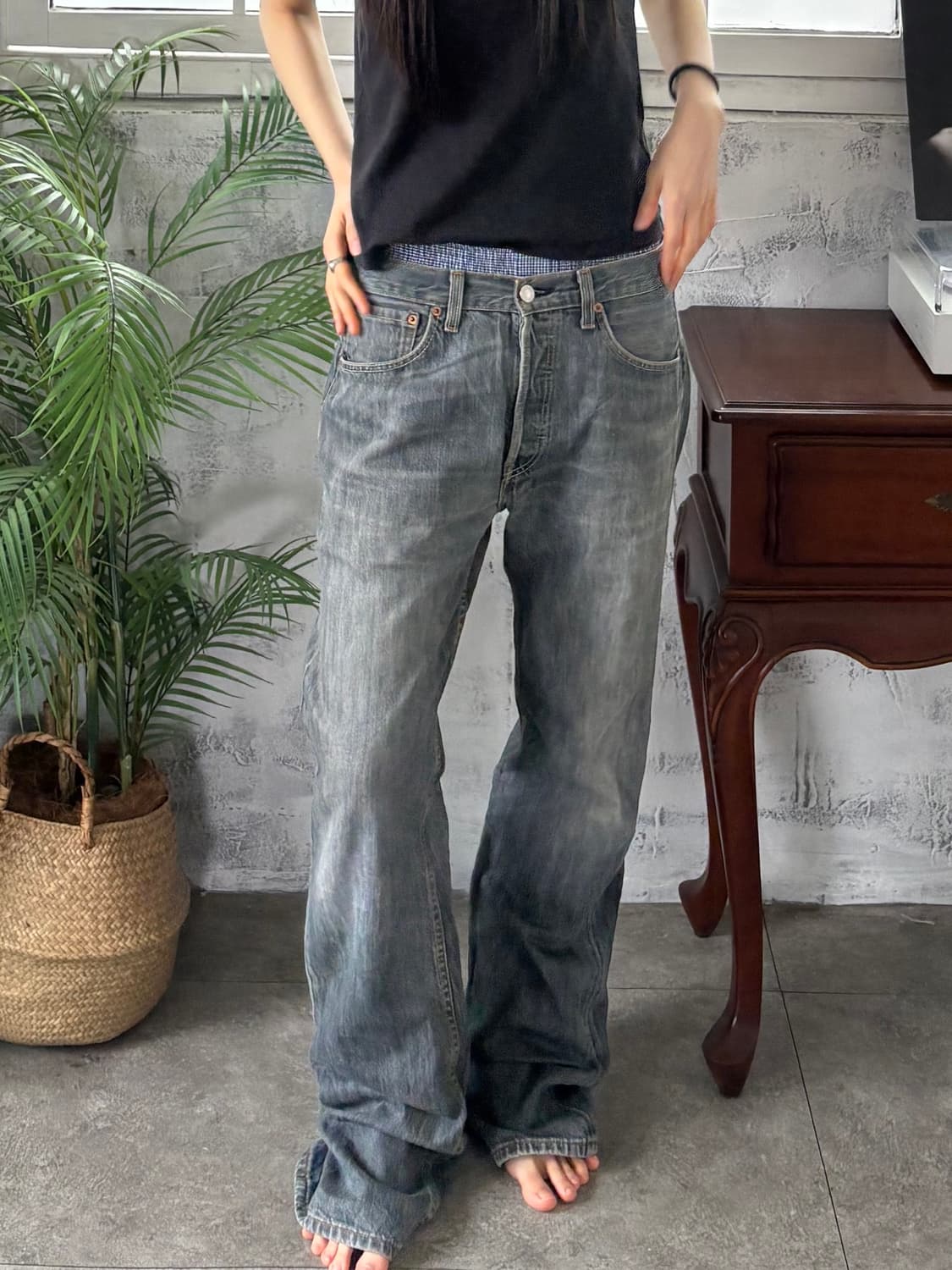 리바이스 501 블랙 상품이미지3