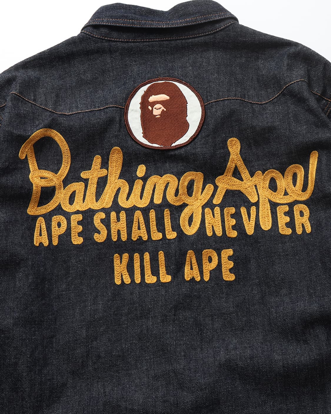 베이프 A BATHING APE Champion Denim Shirt 상품이미지9