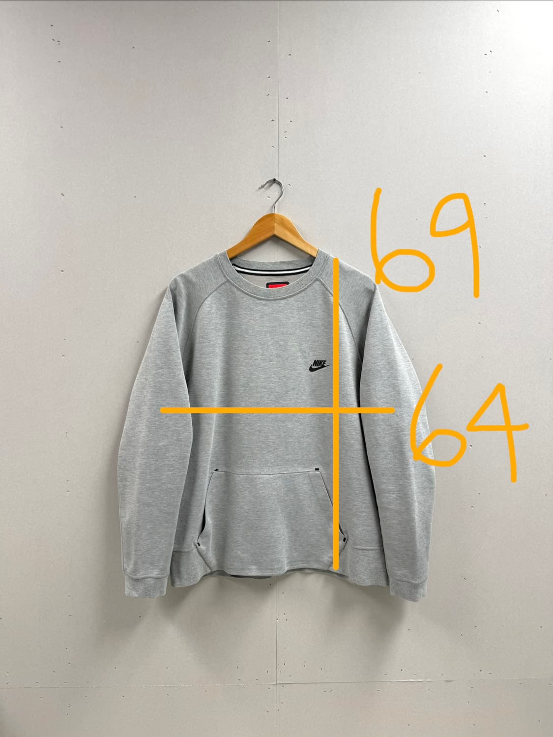 남성 XXL 110 / 나이키 테크팩 맨투맨 그레이 상품이미지2