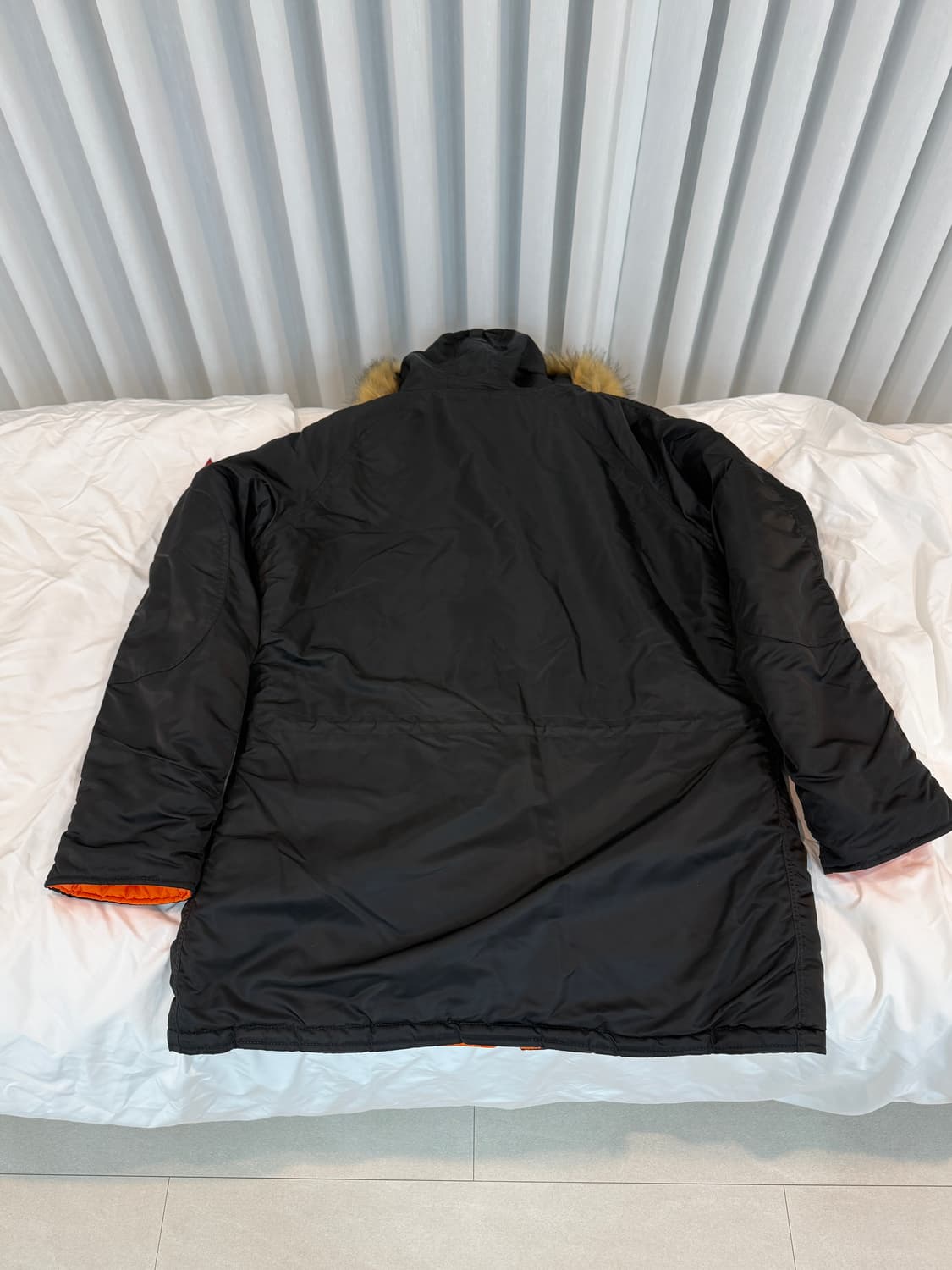 알파인더스트리 N-3B 슬림핏 파카 블랙 2XL 팝니다. 상품이미지2