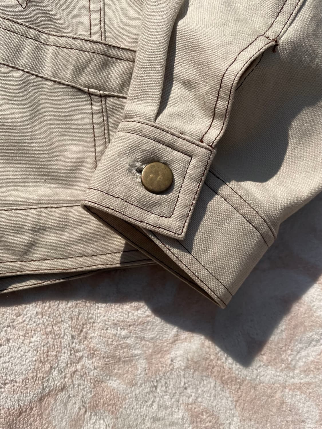 빈티지 인디언 크롭 웨스턴 캔버스 자켓 상품이미지5