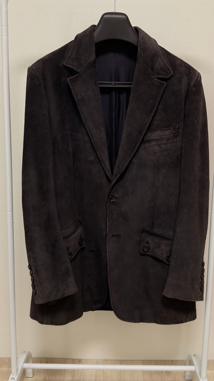 구찌 톰포드 00s 스웨이드 레더자켓 상품이미지1