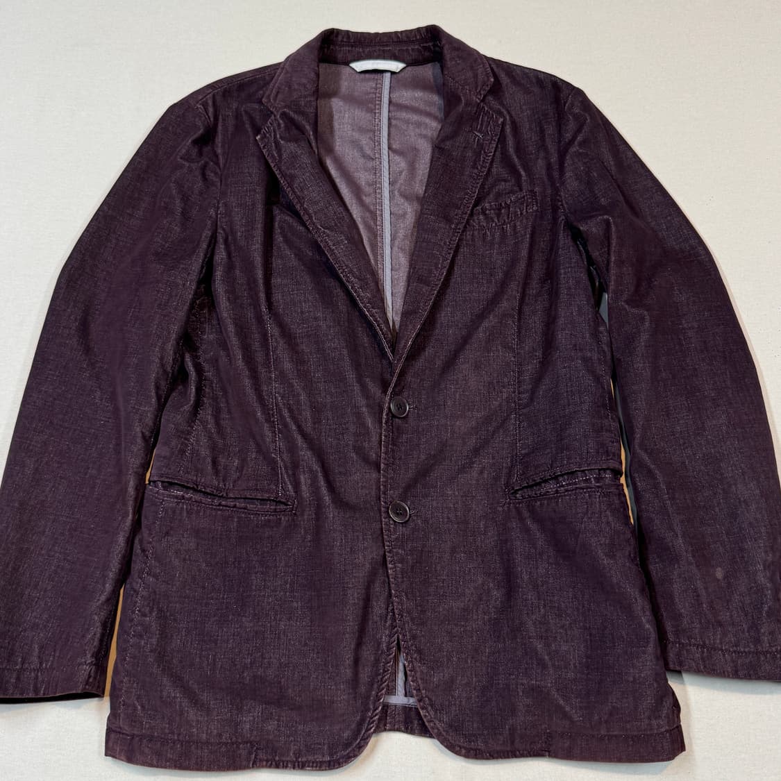 M) 아르마니 꼴레지오니 다크 퍼플 블레이저 자켓 상품이미지2