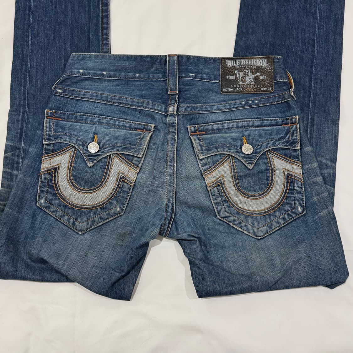 트루릴리젼 빈티지 스트레이트핏 데님 팬츠 34 상품이미지7