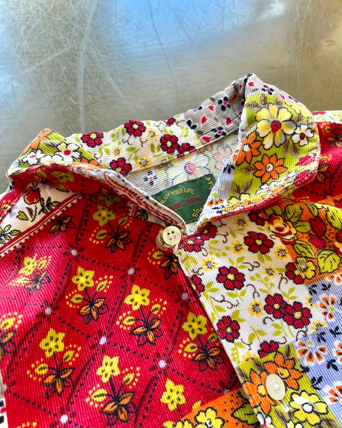 1990s JEAN-COX Japan Floral Mixed Shirt 상품이미지5