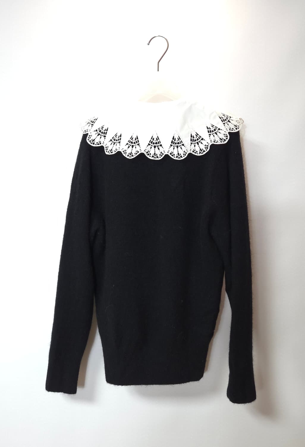 산드로 포플린 칼라 알파카 니트 탑 44 ~ 66 상품이미지7