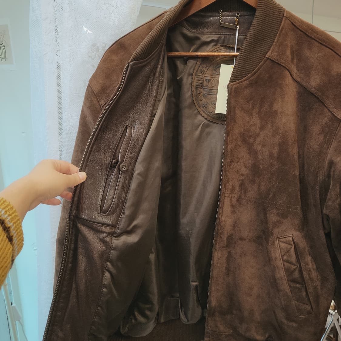 타운젠트 양가죽 스웨이드 봄버자켓 상품이미지6