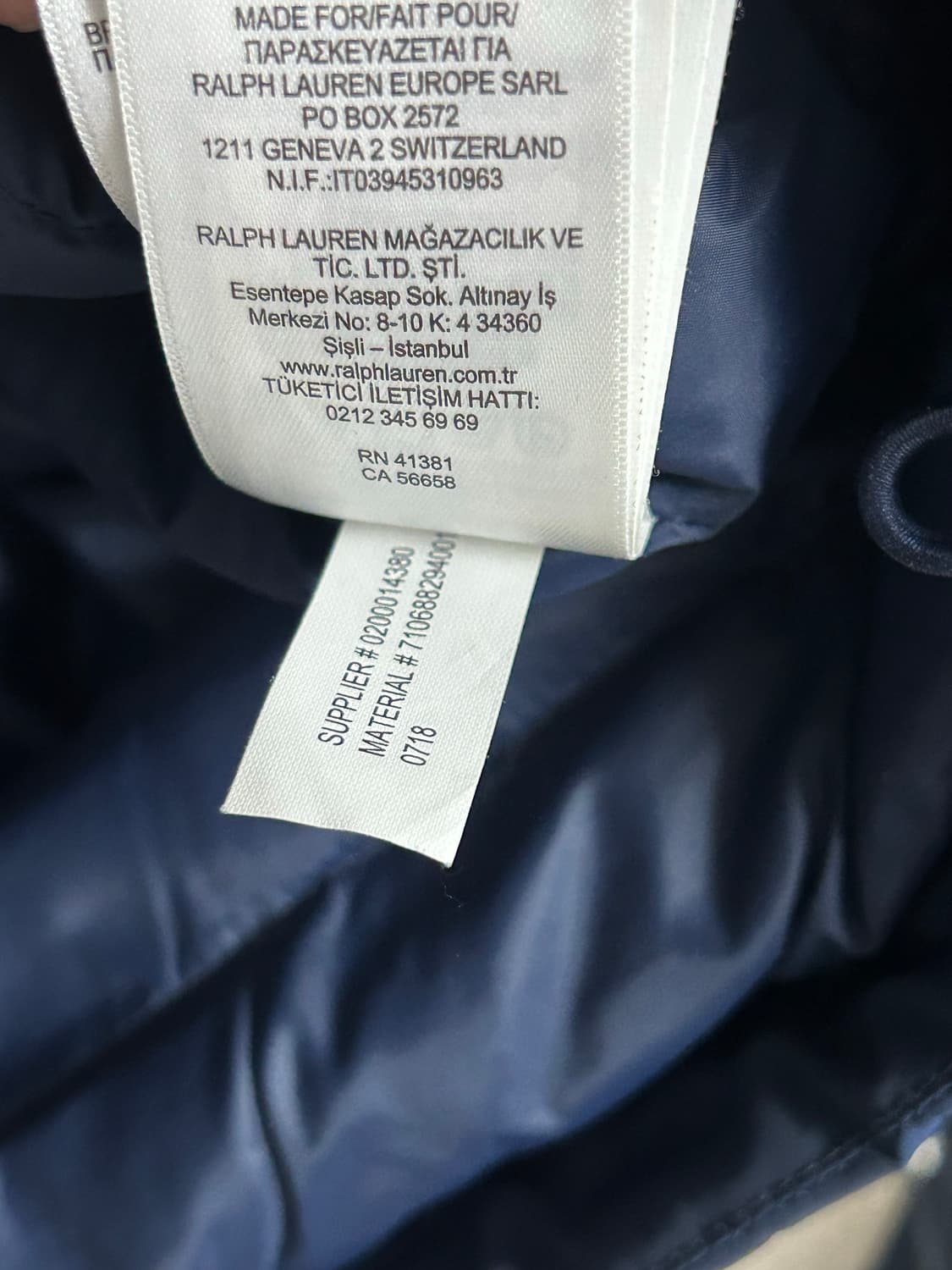 폴로랄프로렌 경량자켓 L팜 상품이미지3