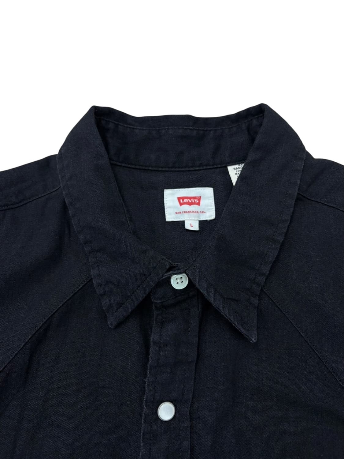 리바이스 워크셔츠 블랙 (L)  상품이미지3