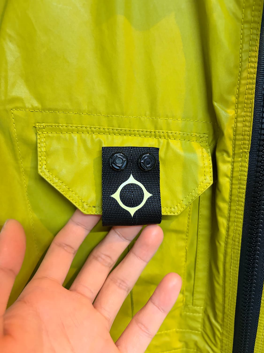 스톤아일랜드 아카이브 마시모오스티 마스트럼 메탈골드 자켓 상품이미지3