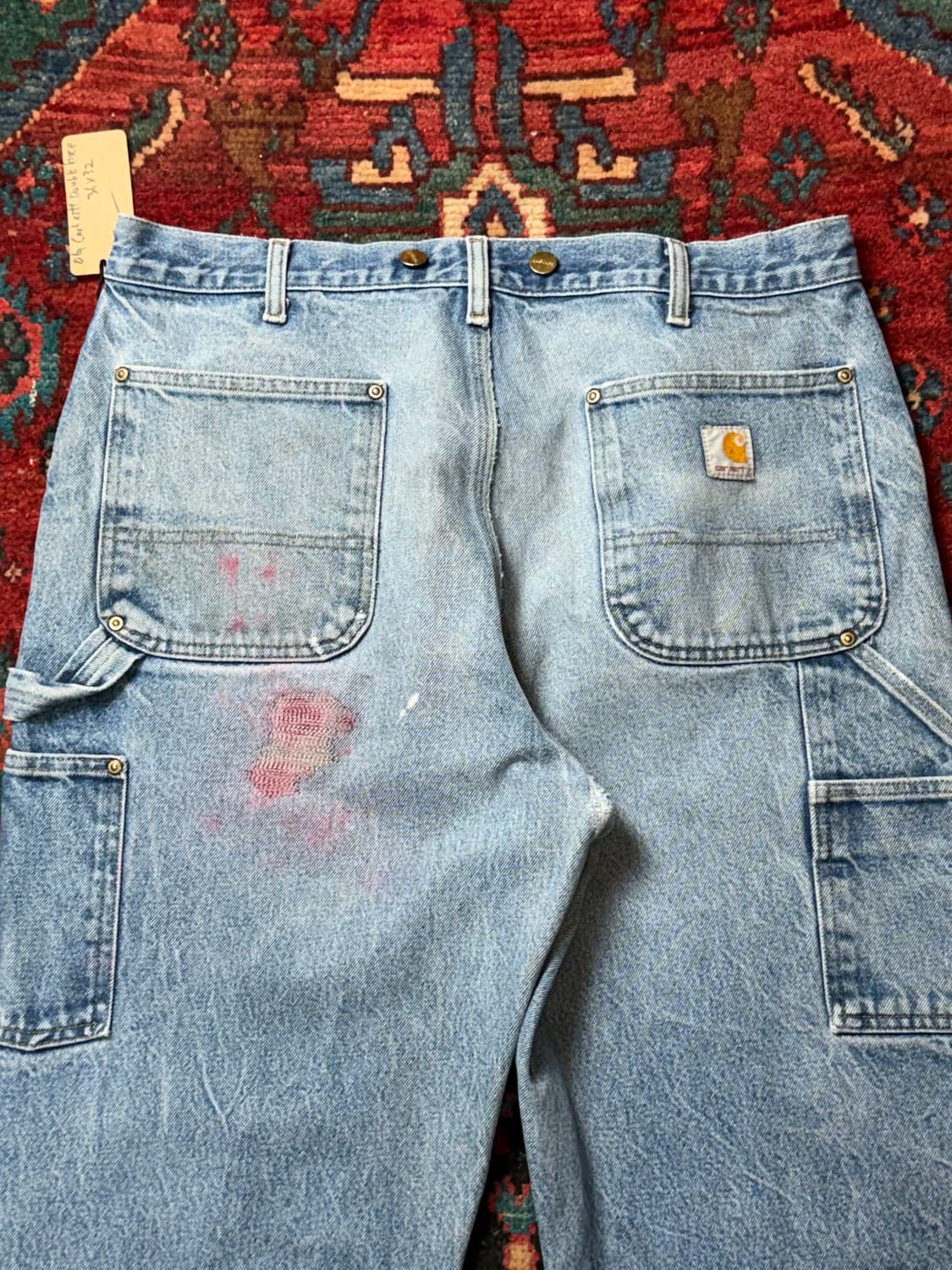 OG 칼하트 데님 더블니 칼하트 B73 썩블니 상품이미지6