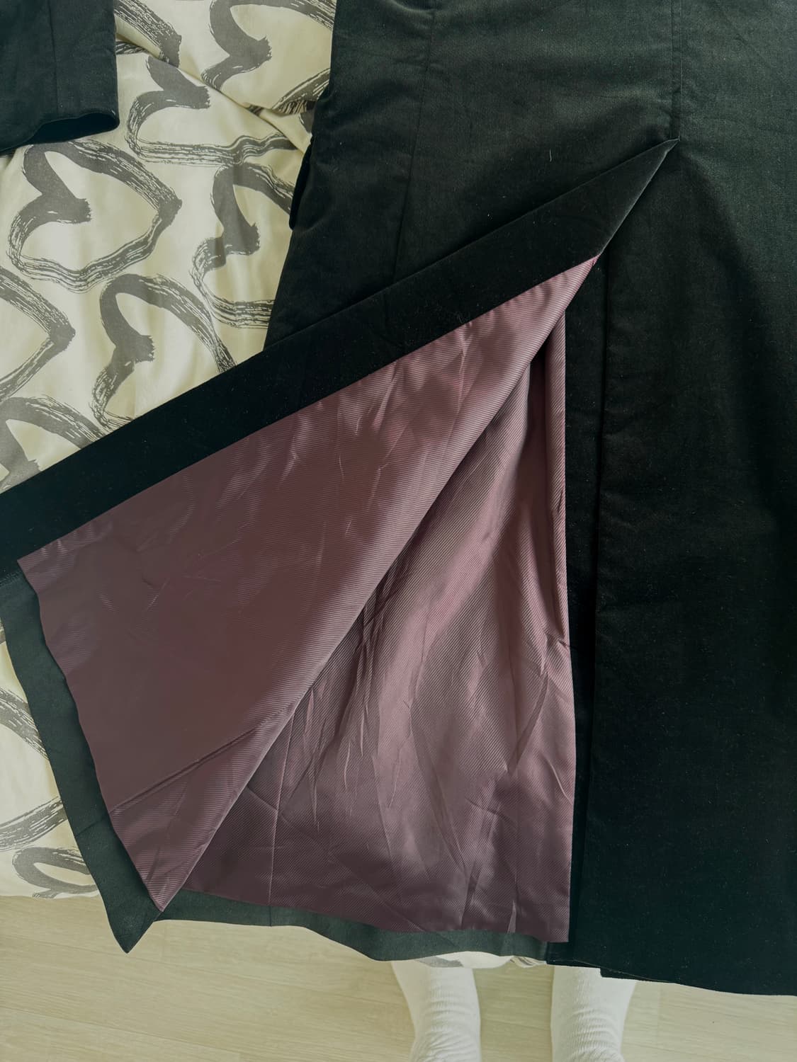 일본 토네이도 마트 벨벳 싱글 벤트 롱 코트 / 슬림핏 L 상품이미지4