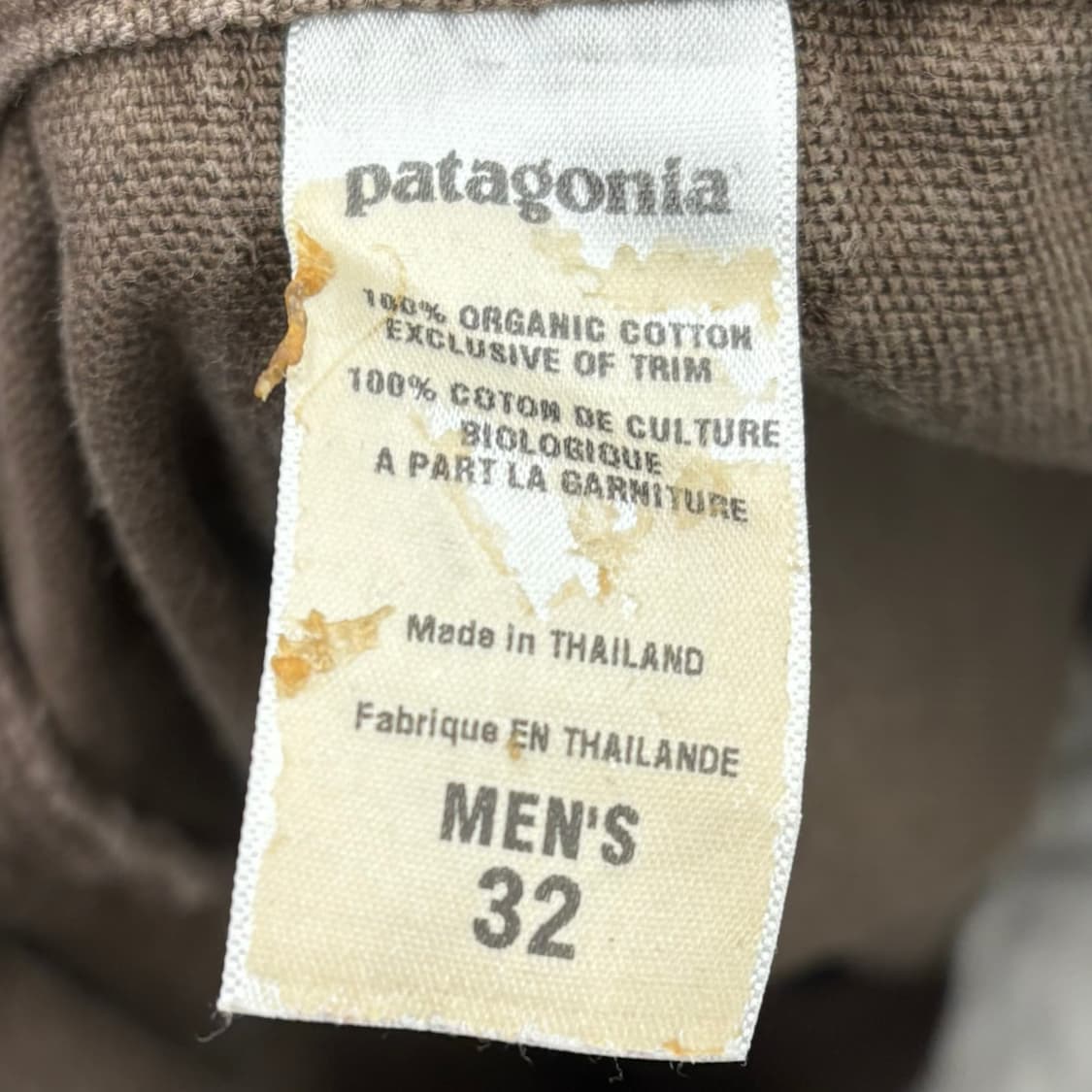 Patagonia 00’s 오가닉 코튼 더블 니 워크 팬츠 상품이미지4