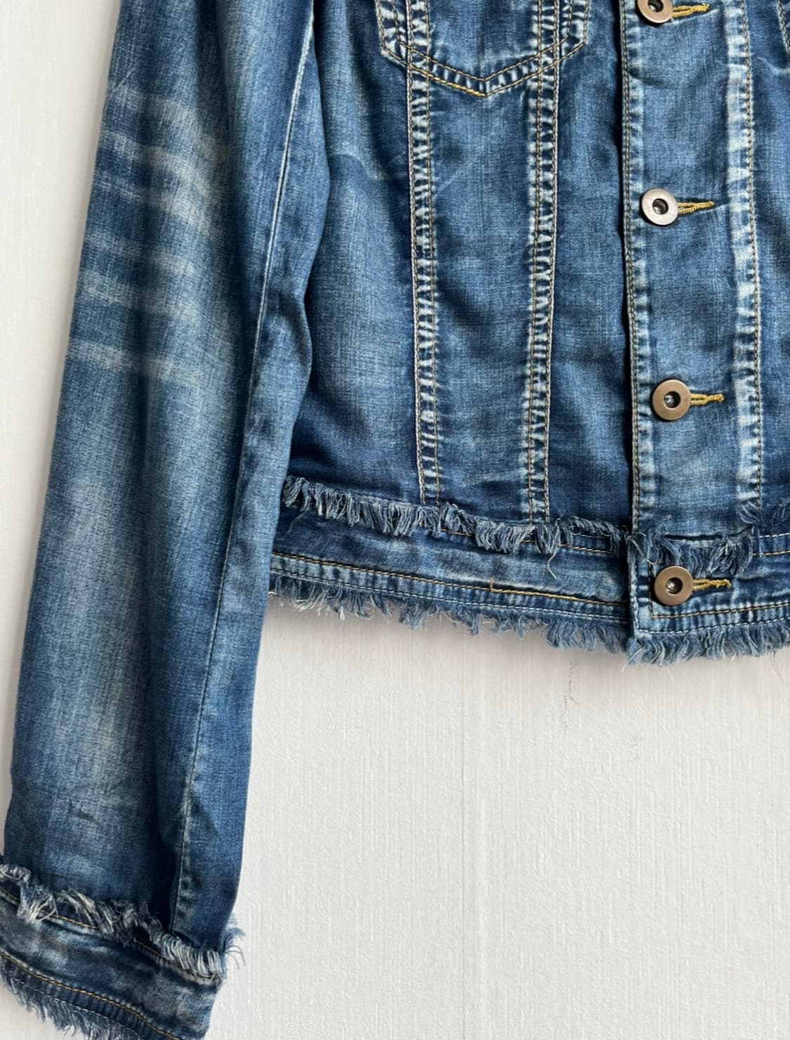 GRAND TABLE 프린지 트림 데님 자켓 상품이미지3