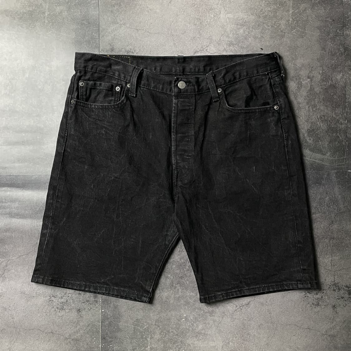 LEVI'S 리바이스501 빈티지 블랙 데님 하프팬츠 A01176 상품이미지1