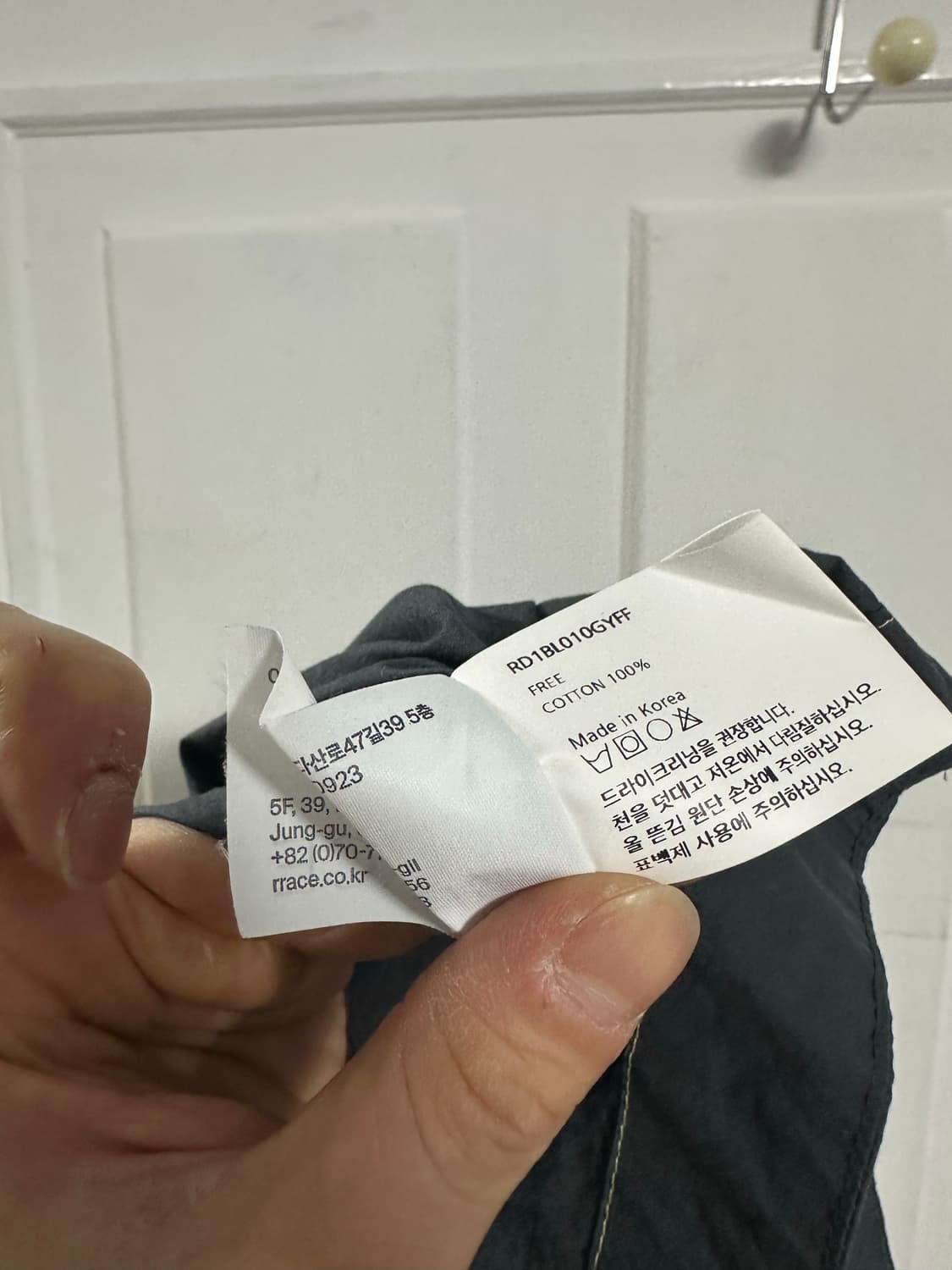 레이스 RRACE 스티치 포켓 셔츠 상품이미지4