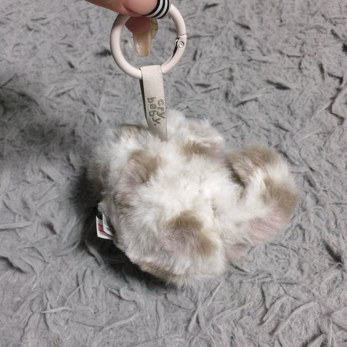 새상품 크라이베이비 정품 표범냥이 바닐라 냥이 키링 교환 상품이미지7