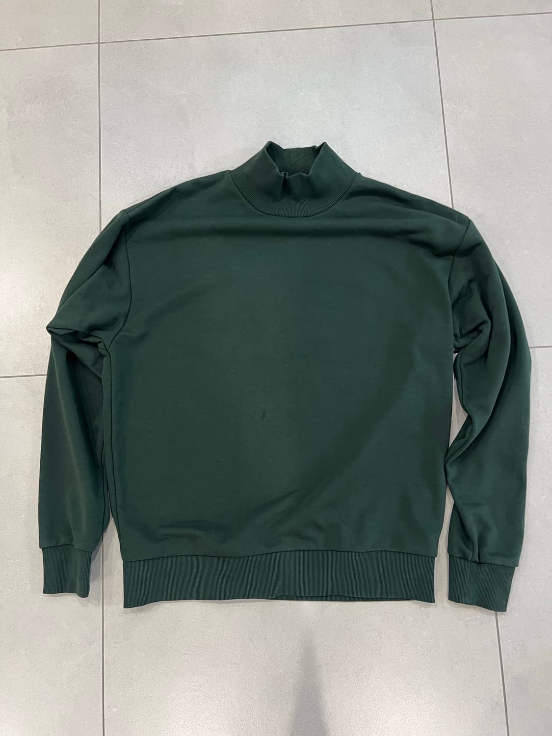 몽키타임 하이넥 맨투맨 그린 XL 상품이미지5