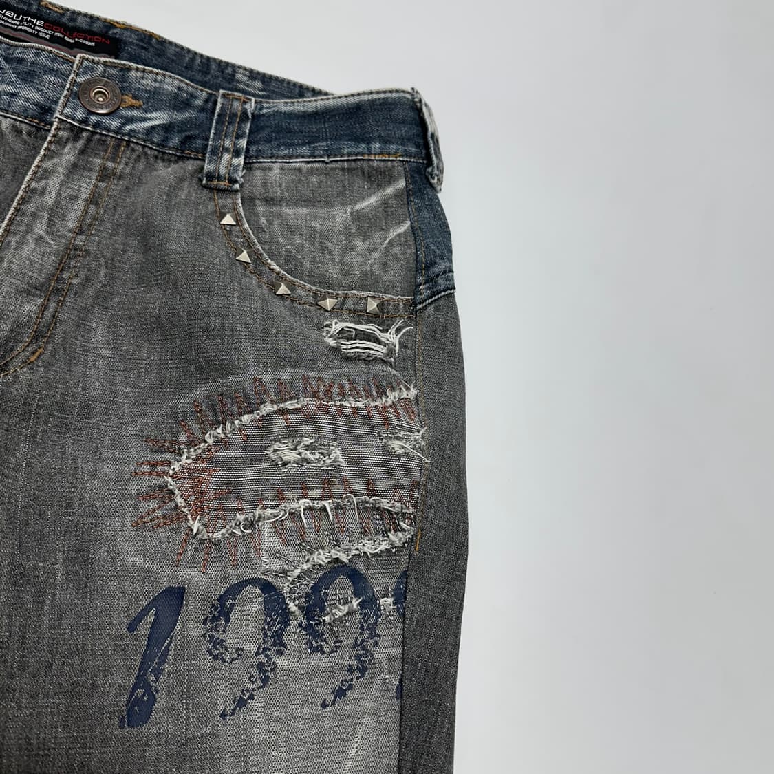 Fubu 후부 00s 워싱 데님팬츠 올드스쿨 상품이미지4