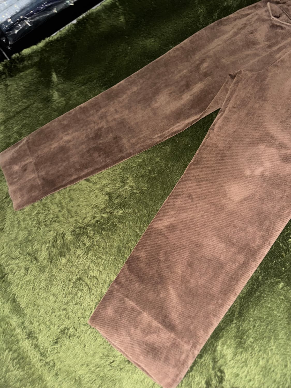 [3] 00s 라코스테 재팬 릴리즈 코듀로이 투턱 트라우저 브라운 상품이미지9