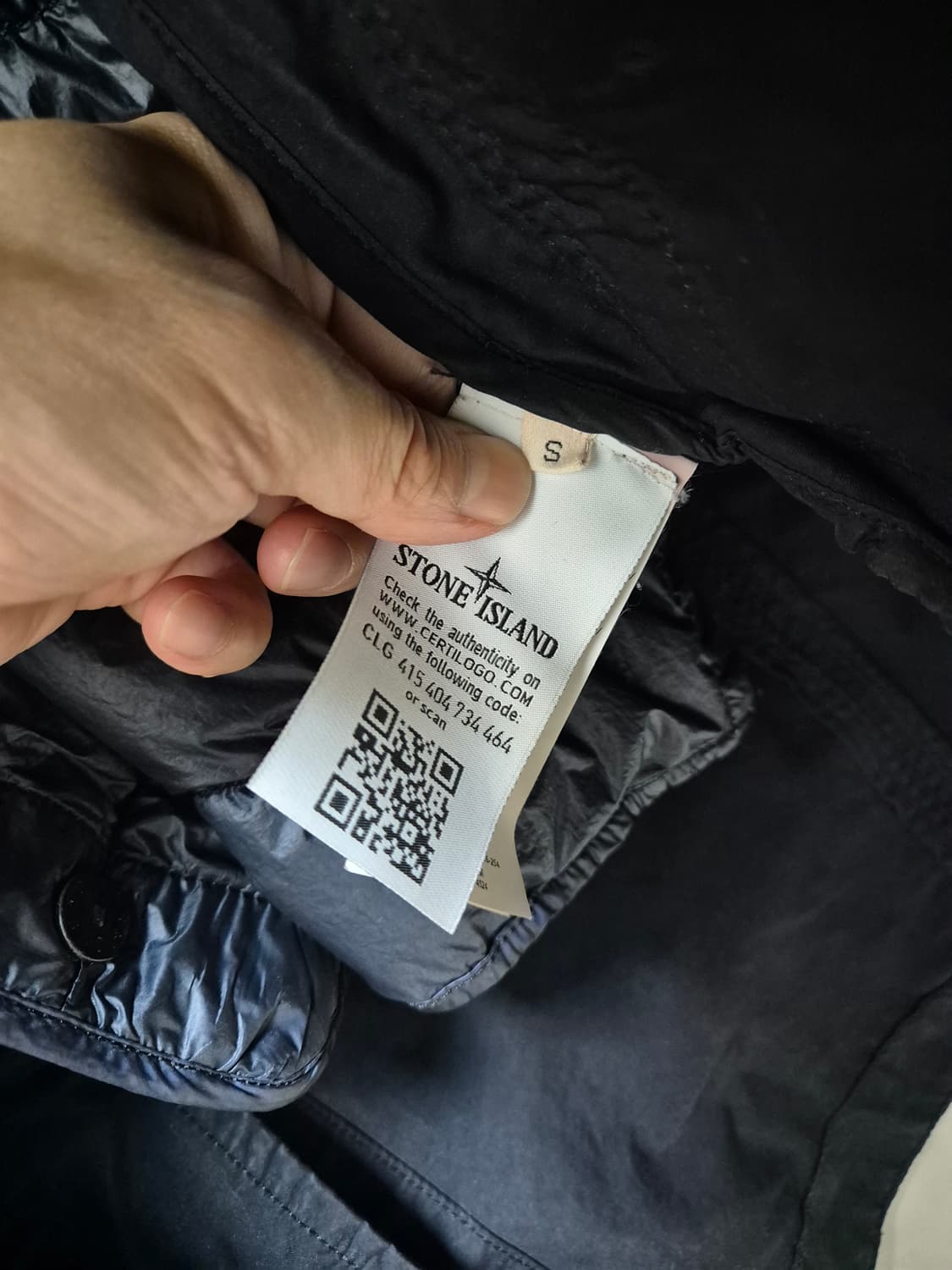 스톤아일랜드 DAVID-TC 카코트 S 네이비 정품인증 상품이미지8