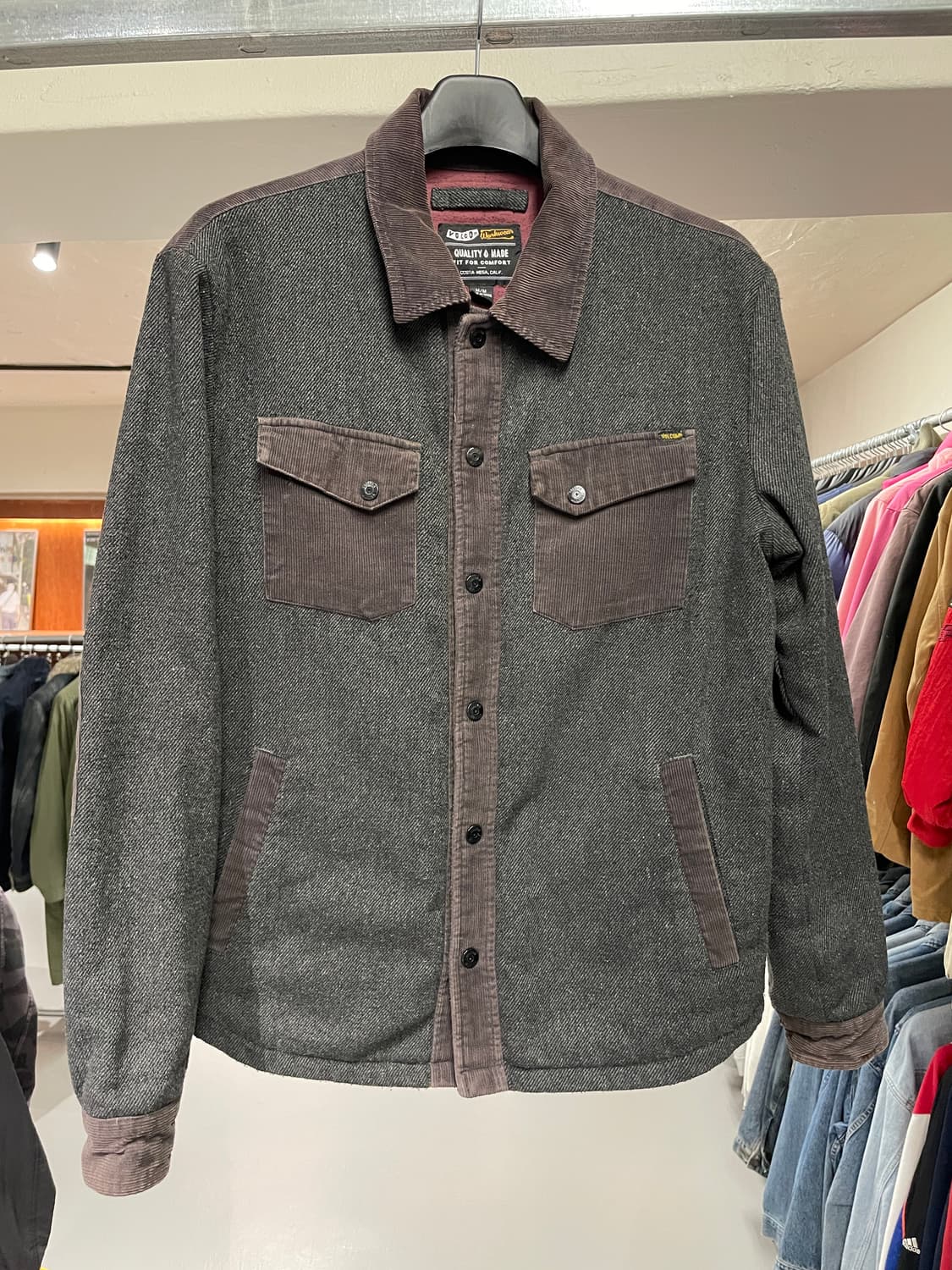 볼컴 코듀로이 울 셔츠 자켓 상품이미지4