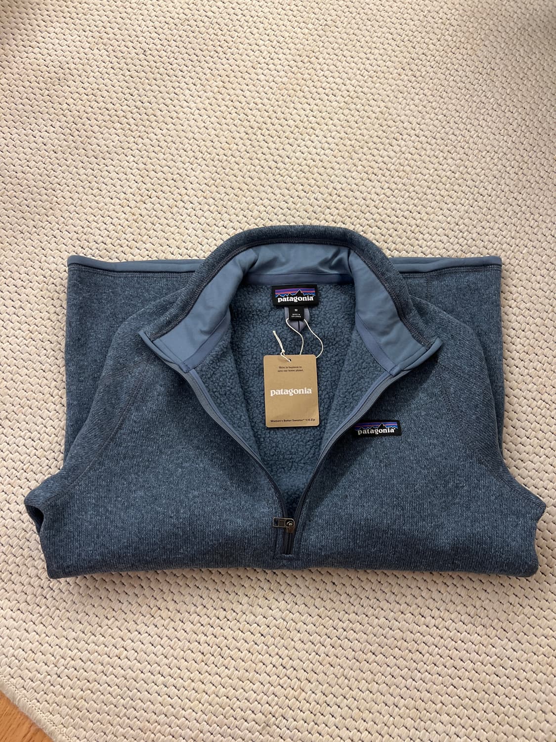 파타고니아 여성용 Better Sweater 1/4 Zip 새상품 상품이미지1