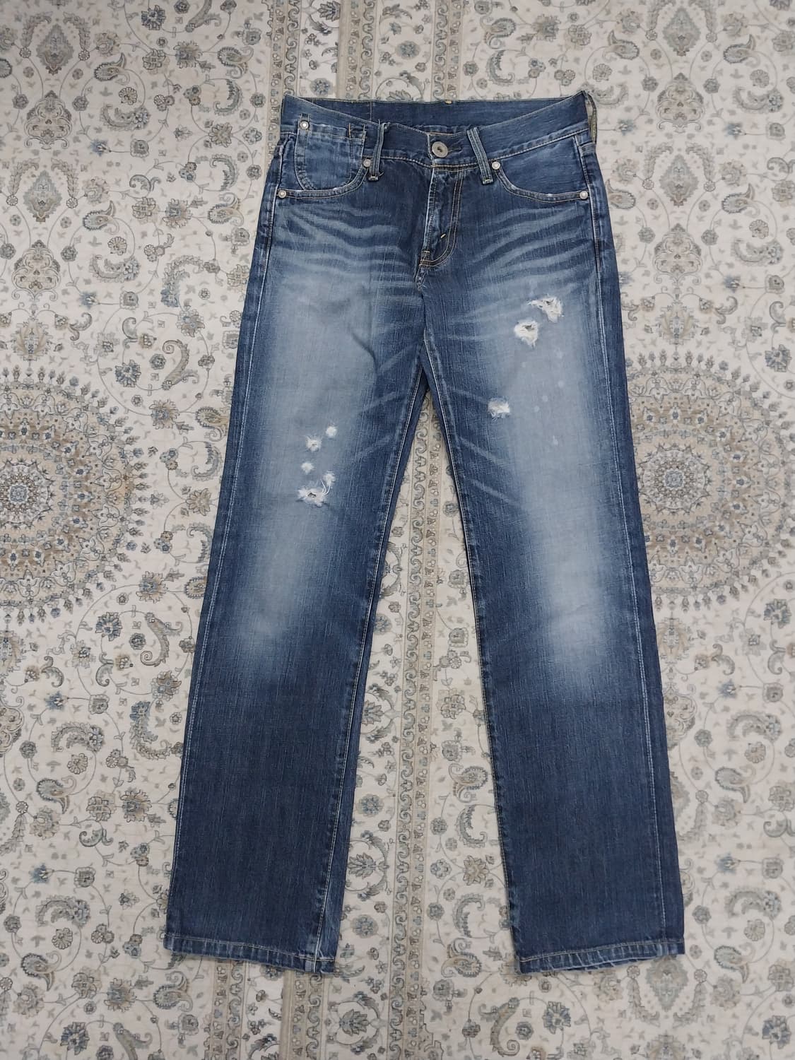 리바이즈 데미지 데님 팬츠 26 상품이미지1