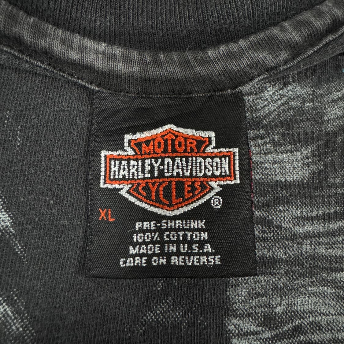 90s Harley Davidson 할리데이비슨 울프 AOP 티셔츠 상품이미지8