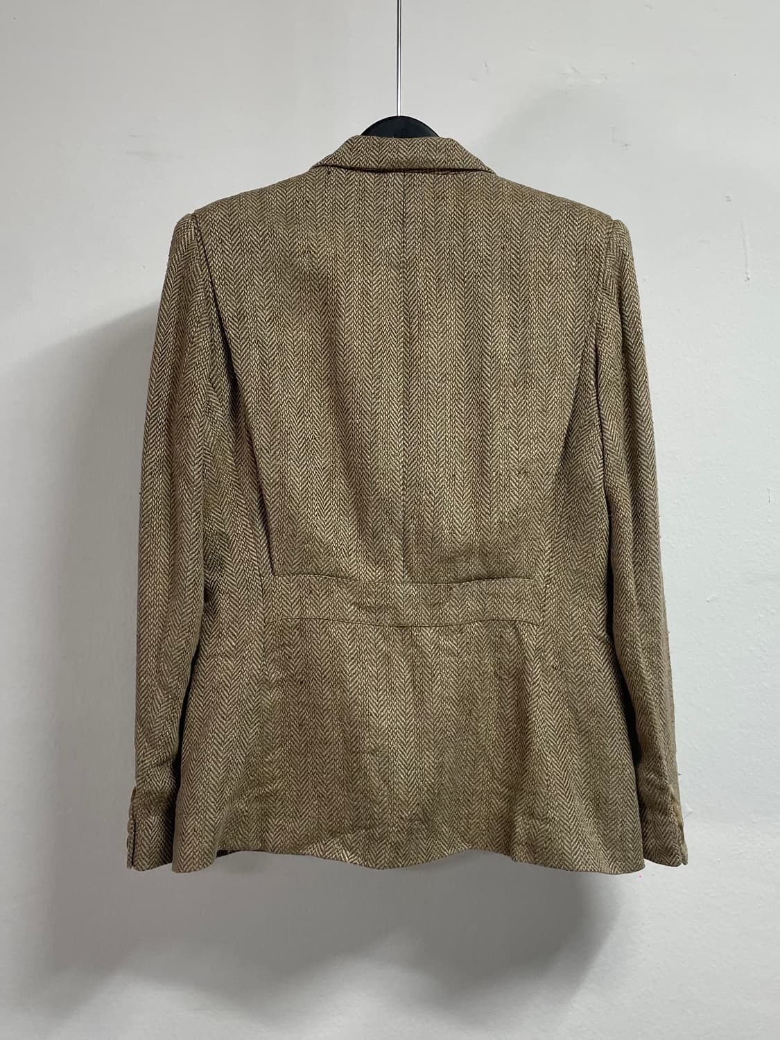 폴로 랄프로렌 우먼스 헤링본트윌 린넨 블레이저 (on.123) 상품이미지3