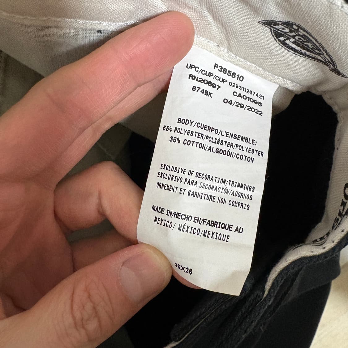 디키즈 874 워크 팬츠 / 블랙, 36X36 상품이미지7