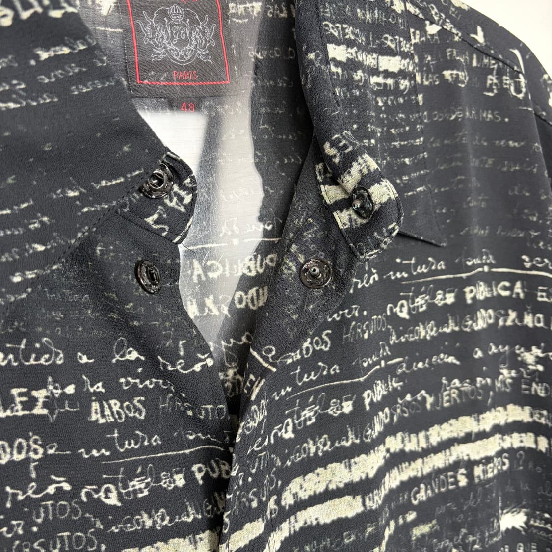 장폴고티에 레터링 패턴 셔츠 상품이미지4