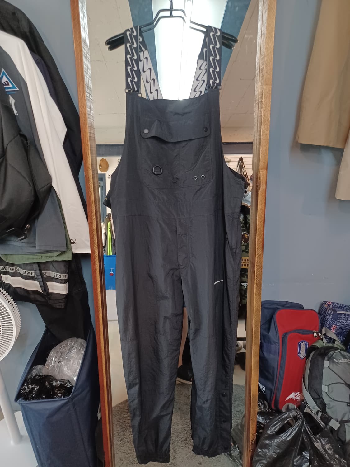 나이키 오버롤 우븐 멜빵 팬츠 xxl 상품이미지1