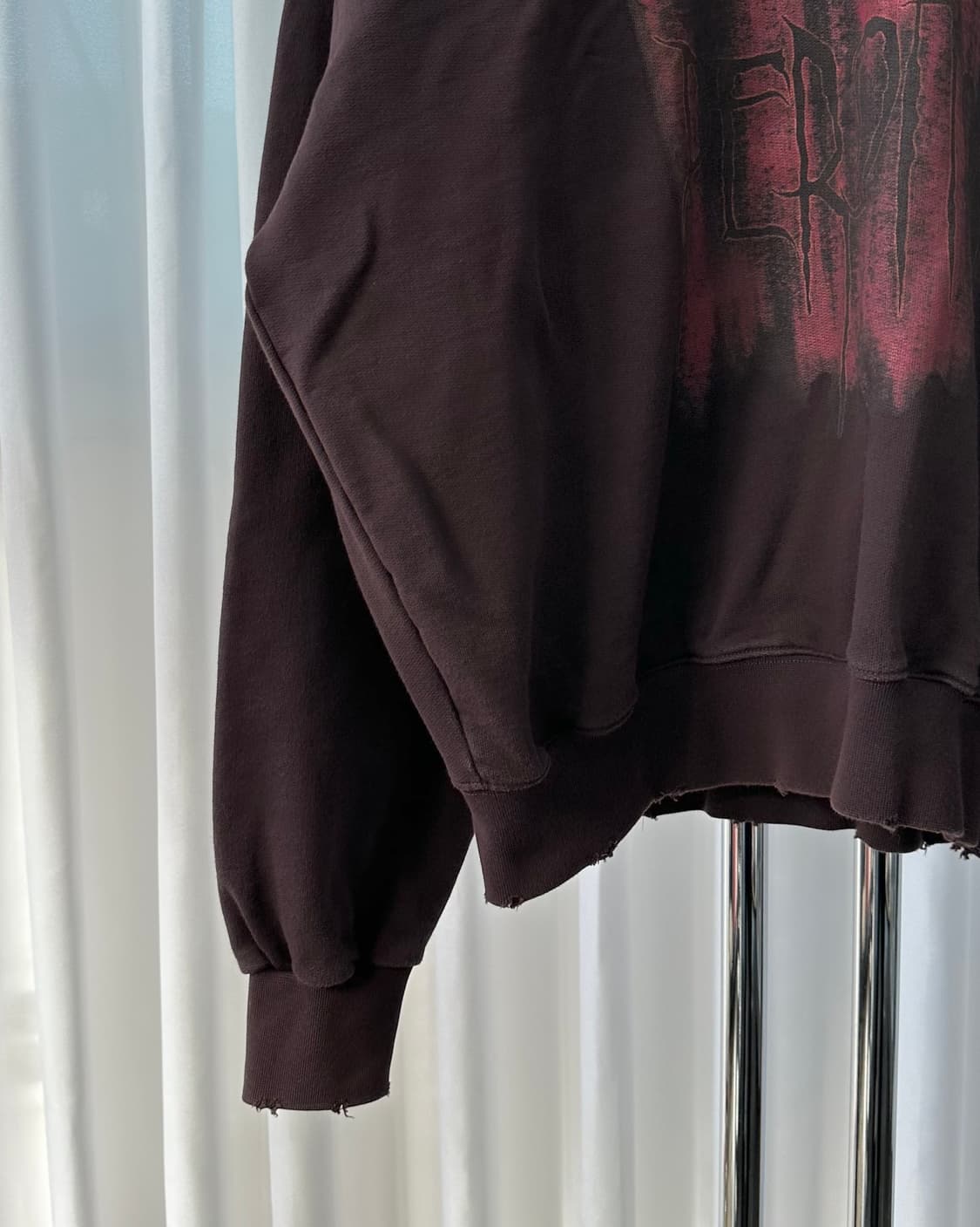 [L-XL]언더마이카 퍼디션 오글레베일 후드 옥스 블러드 22FW 상품이미지4