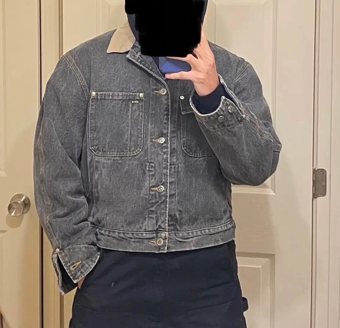 랄프로렌 덩가리 데님 자켓 그레이 S 상품이미지1