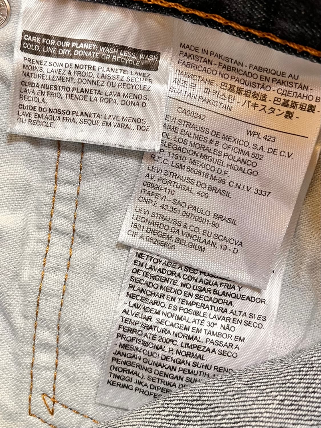 리바이스 569 데님팬츠 W34 L30 상품이미지5