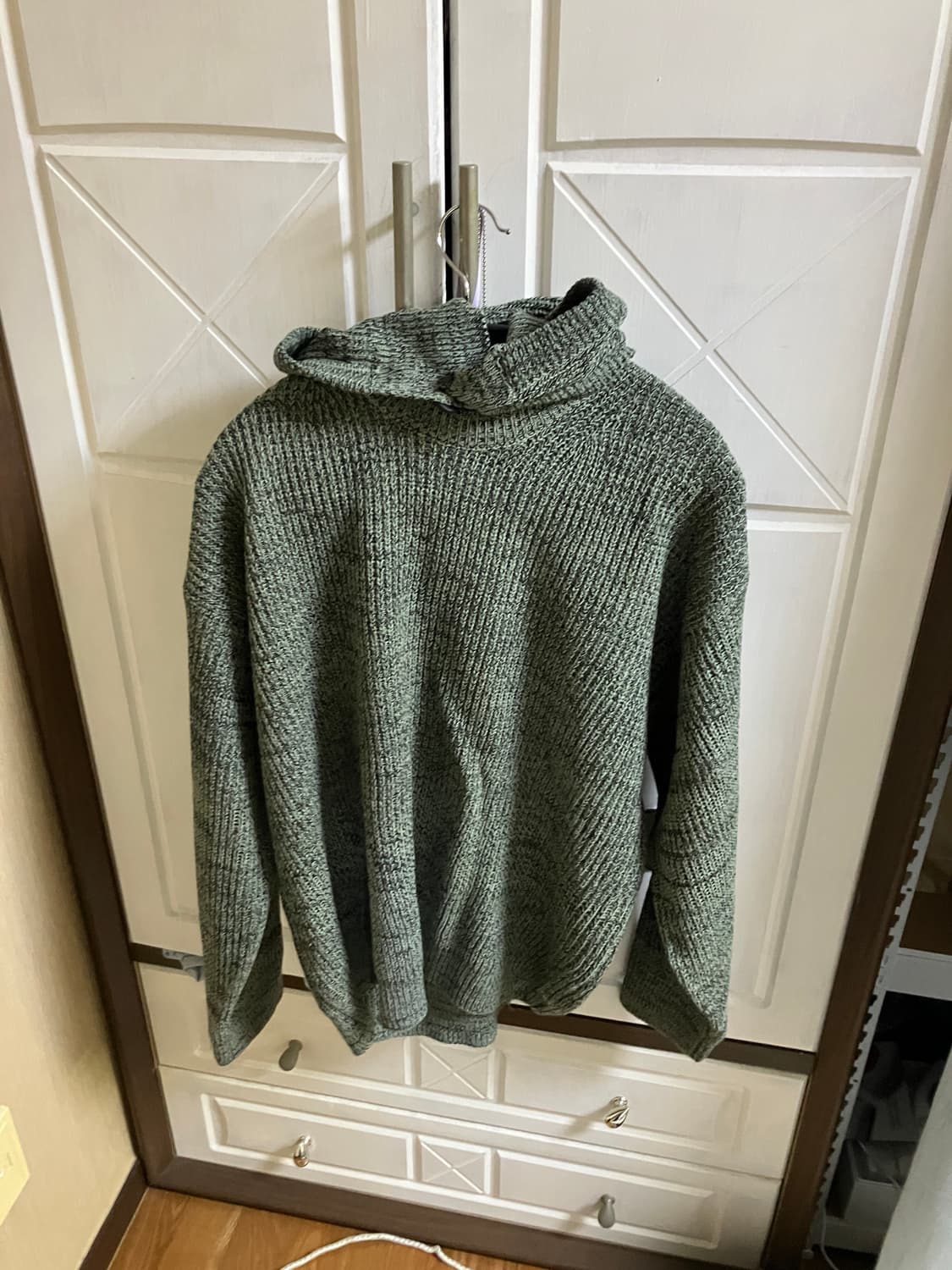 워셔블 카키 니트 바라클라바 m 상품이미지3