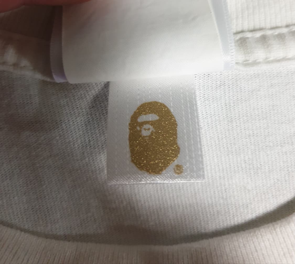 베이프 베이비 마일로 반팔티 화이트 (S) 상품이미지7