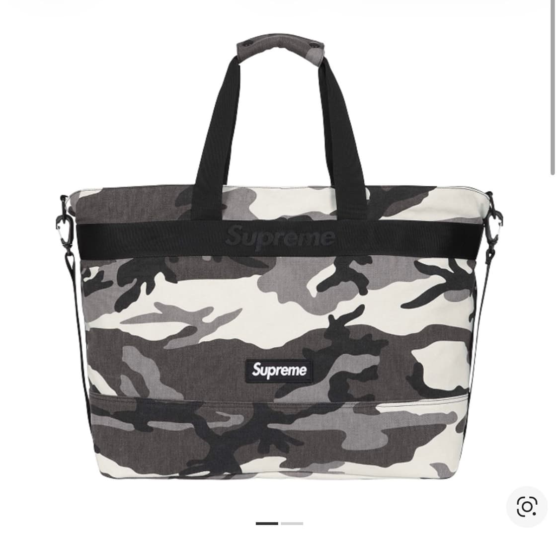 Supreme Tote Bag Snow Camo - 25SS 상품이미지5
