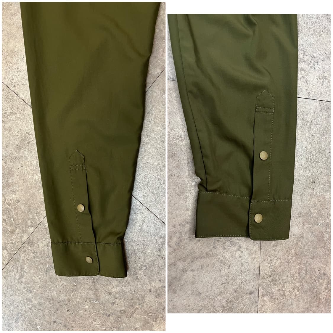 그라미치 라이트 립스톱 유틸리티 셔츠 카키 XL #csz1790 상품이미지8