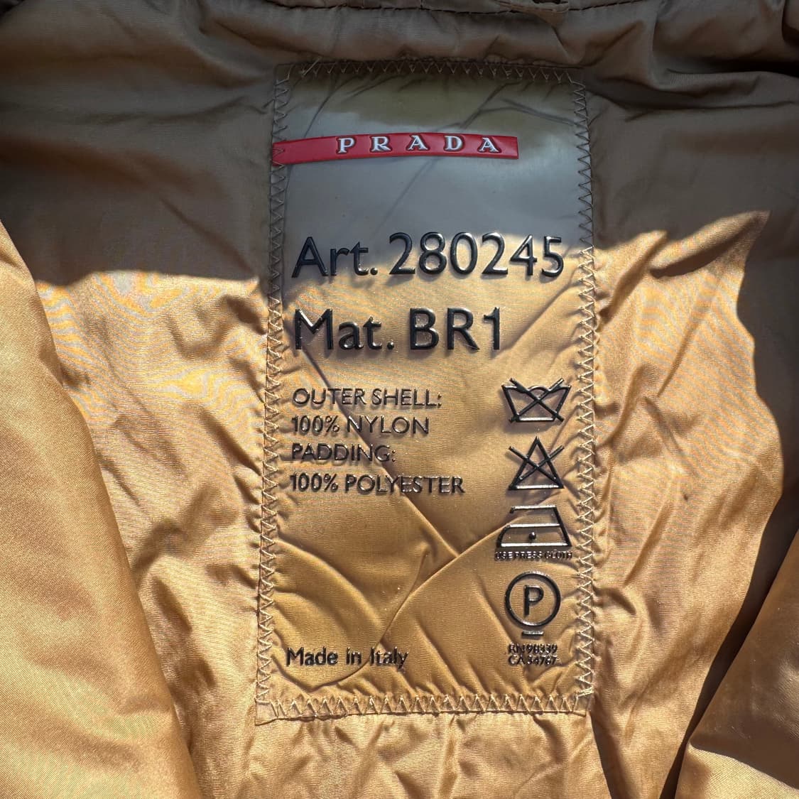 [M~L] Prada Sport 프라다스포츠 후드 롱 패딩 코트 상품이미지9