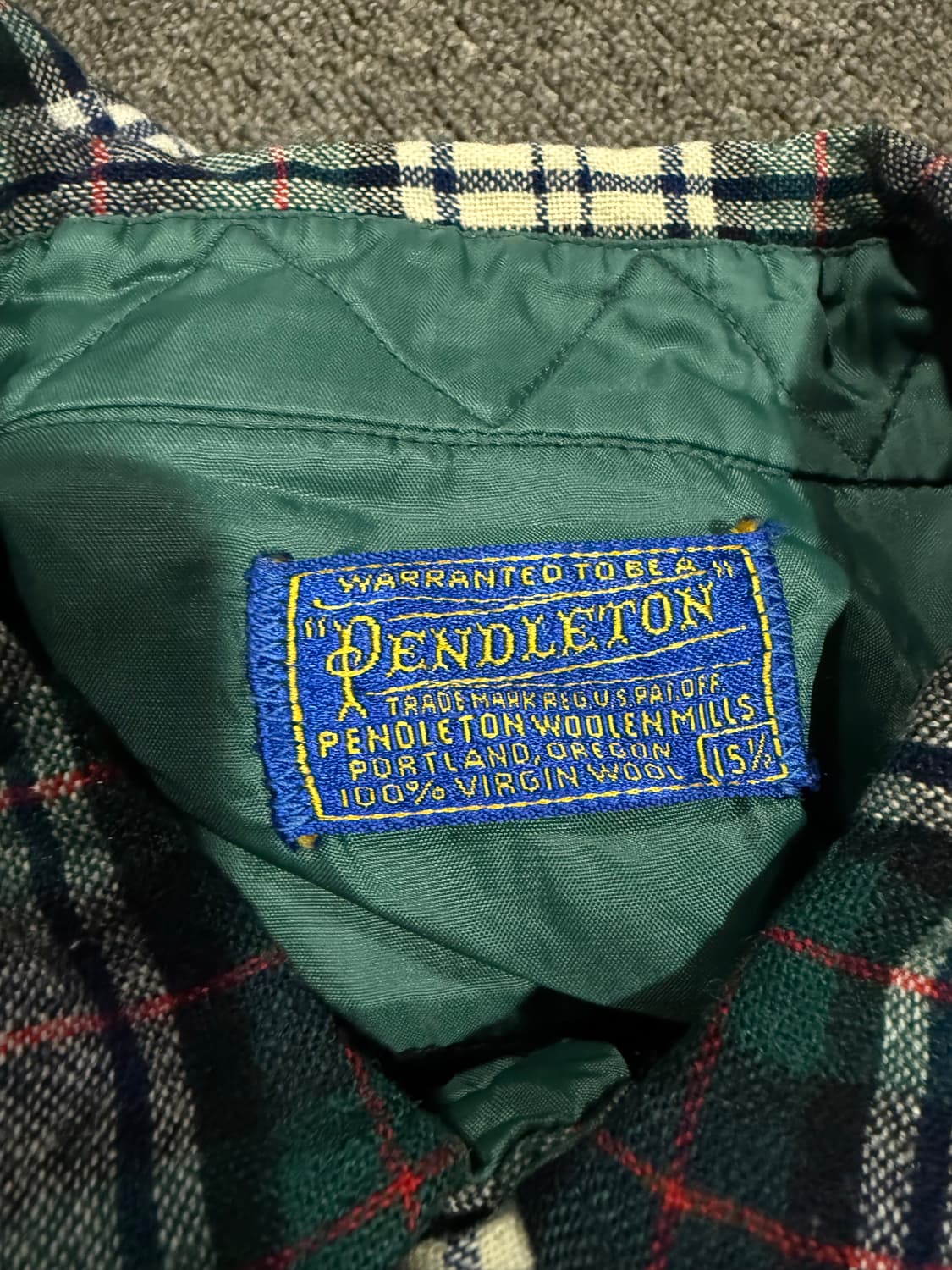 Pendleton 펜들턴 버진울 타탄체크 셔츠 상품이미지4