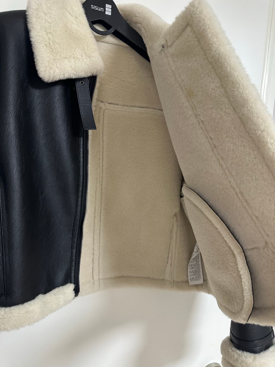 잇미샤 크롭 무스탕 상품이미지10