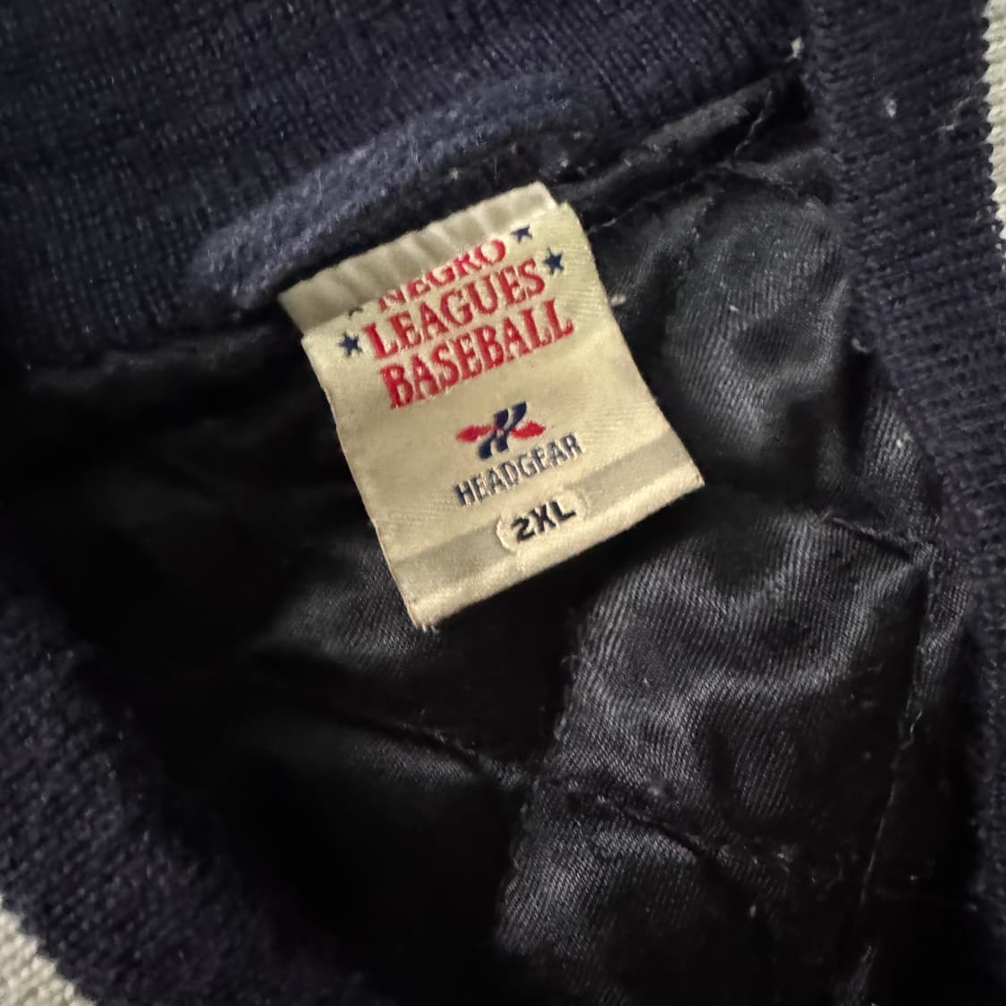 [XXL~XXXL] Negro Baseball 울 바시티 자켓 상품이미지9