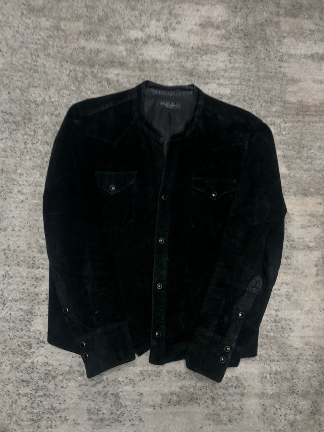 언유즈드 러프아웃 스웨이드 웨스턴 셔츠 상품이미지1