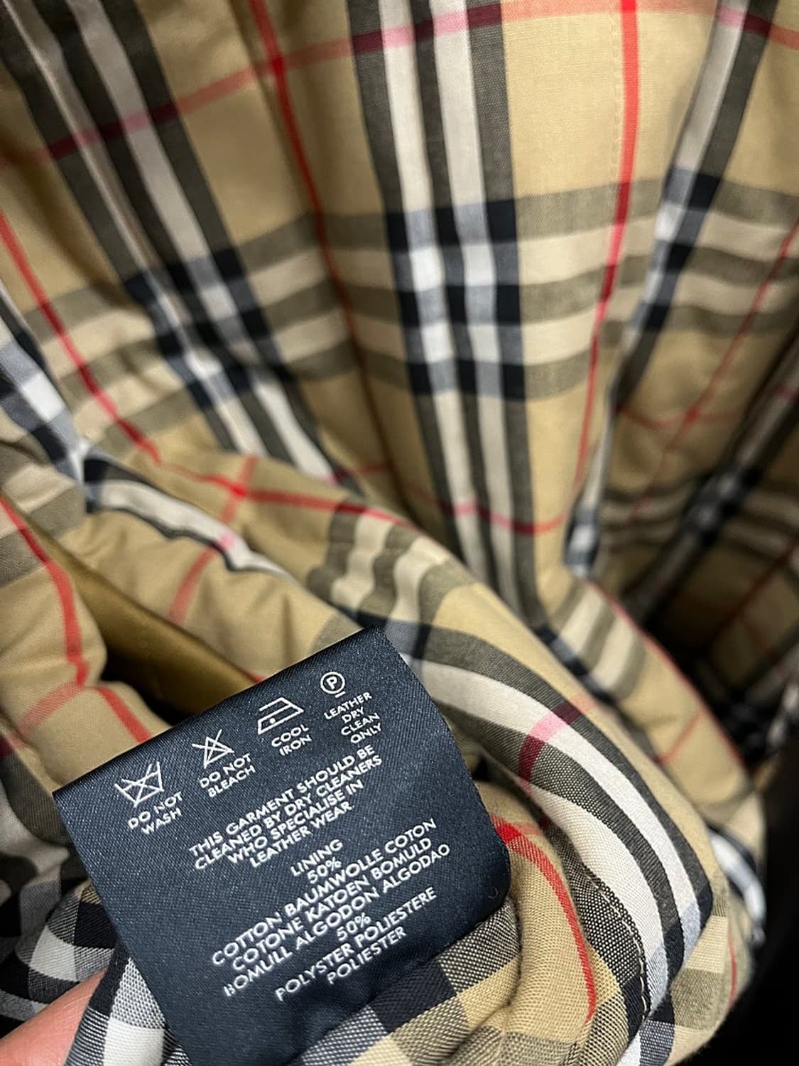 105) 버버리 후드 가죽자켓  상품이미지9