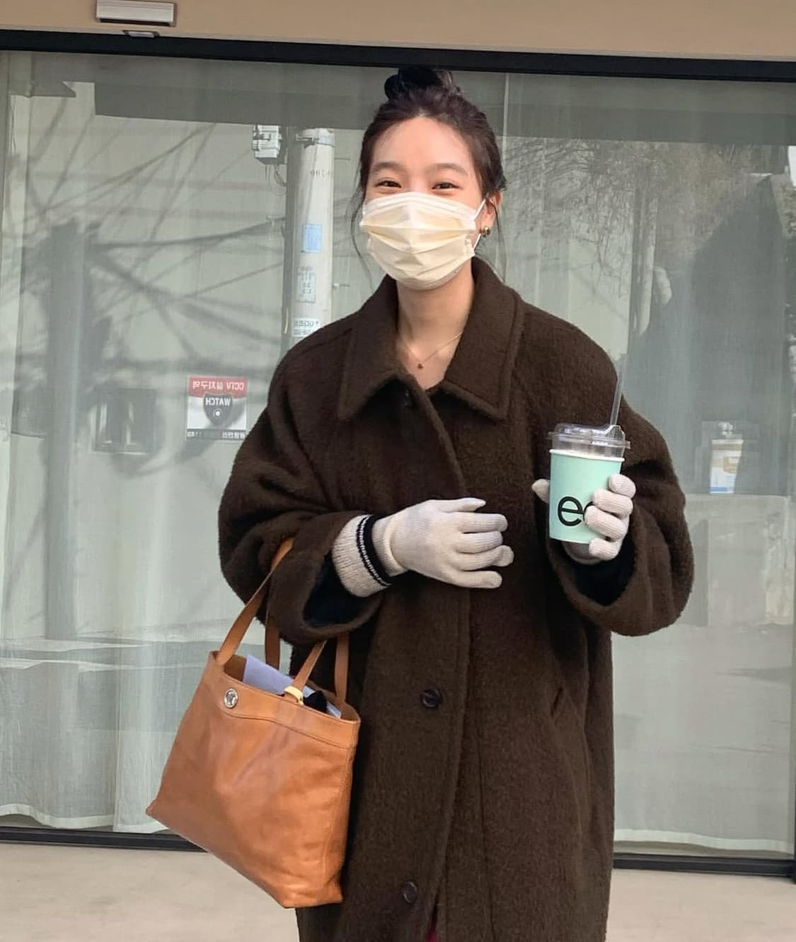 미닛뮤트 캐비어 토트백 (카멜) 상품이미지1