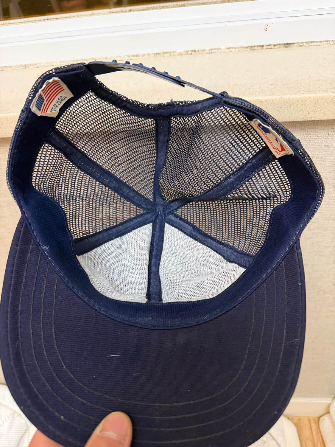 80~90s USA 빈티지 MLB 뉴욕 양키스 트러커 캡 상품이미지2